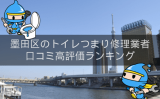 墨田区のトイレつまり修理おすすめ業者|口コミ高評価人気ランキング1位〜10位