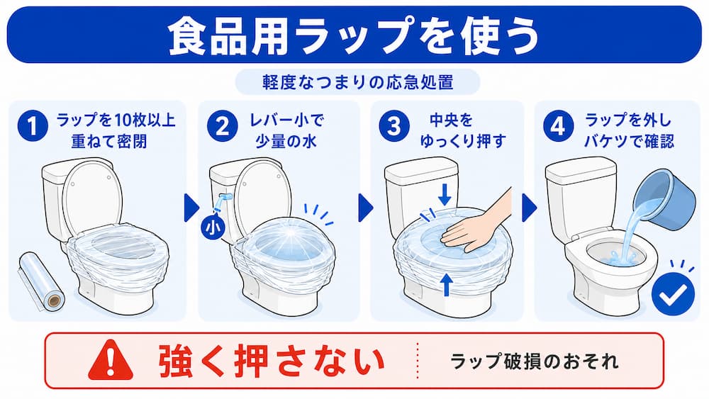 食品用ラップを使う