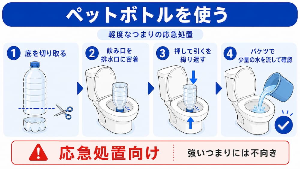 ペットボトルを使う