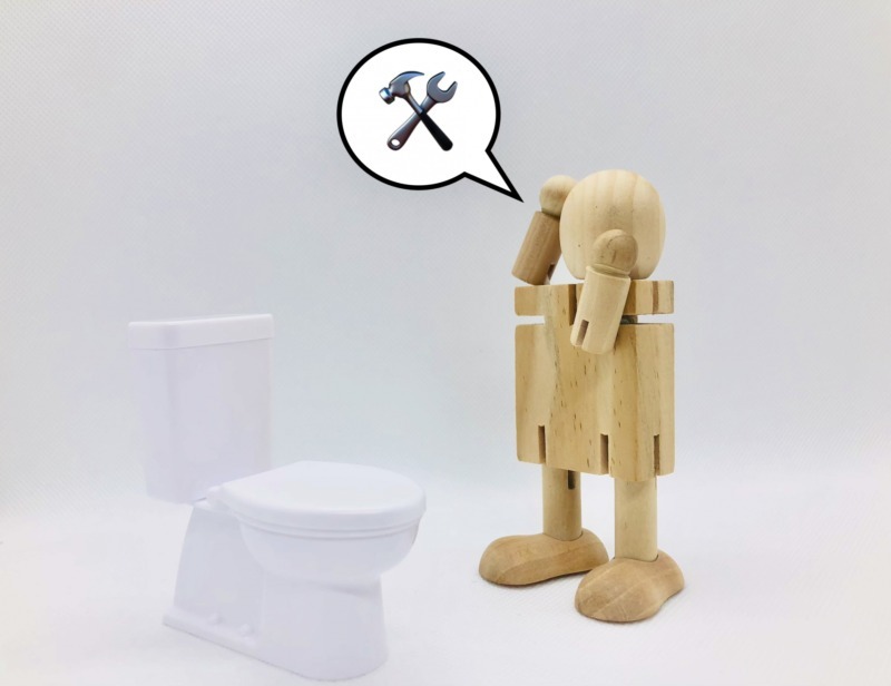 断水時にトイレをつまらせないための工夫
